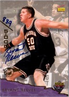 1995 Signature Rookies Tetrad Top Prospects Autographs #12 Bryant Reeves