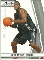 2010-11 Prestige #157 Greg Monroe