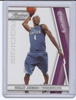 2010-11 Prestige Bonus Shots Purple #214 Wesley Johnson