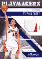 2011-11 Prestige Playmakers Materials Prime #5 Stephen Curry