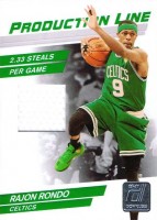 2010-11 Donruss Production Line Materials #76 Rajon Rondo