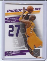 2010-11 Donruss Production Line Stat Die Cuts Materials #4 Kobe Bryant