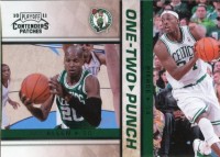2010-11 Playoff Contenders Patches One-Two Punch #2 Paul Pierce / Ray Allen