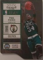 2010-11 Playoff Contenders Patches Die-Cuts Silver #54 Paul Pierce