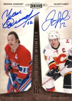 2010-11 Dominion Got Your Number Signatures #6 Jarome Iginla / Yvan Cournoyer