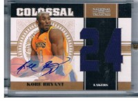 2010-11 Playoff National Treasures Colossal Jersey Number Signatures #18 Kobe Bryant