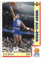 1991-92 Upper Deck International Spanish #15 Clyde Drexler AS