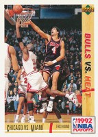 1991-92 Upper Deck International Spanish #158 Michael Jordan/Rony Seikaly PO