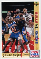 1991-92 Upper Deck International Spanish #166 New York Knicks/Scottie Pippen/Michael Jordan PO