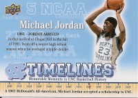 2010-11 Upper Deck North Carolina #154 Michael Jordan TL 