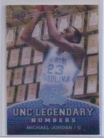 2010-11 Upper Deck North Carolina Legendary Numbers 3D #LN1 Michael Jordan 