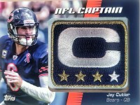 2012 Topps NFL Captains Patches #NCPJC Jay Cutler