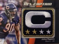2012 Topps NFL Captains Patches #NCPJP Julius Peppers