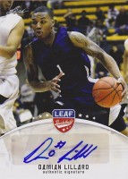 2012-13 Leaf Autographs #DL1 Damian Lillard