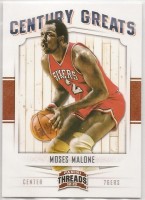 2012-13 Threads Century Greats #2 Moses Malone