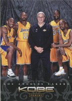 2012-13 Kobe Anthology Gold #87 Kobe Bryant/Karl Malone/Phil Jackson/Gary Payton/Shaquille O'Neal