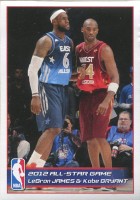 2012-13 Panini Stickers #256 Kobe Bryant/LeBron James ASG