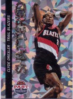 2012-13 Past And Present Shattered Player Standouts #42 Clyde Drexler