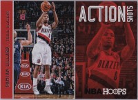 2013-14 Hoops Action Shots #19 Damian Lillard