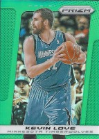 2013-14 Panini Prizm Green Prizms #87 Kevin Love