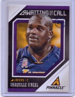 2013-14 Pinnacle Awaiting The Call Artists Proofs Blue #5 Shaquille O'Neal