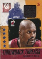 2013-14 Panini Elite Throwback Threads #38 Shaquille O'Neal