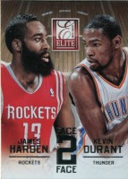 2013-14 Panini Elite Face 2 Face #5 James Harden/Kevin Durant