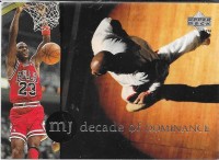 1994-95 Collector's Choice International Spanish Decade Of Dominance #J1 Michael Jordan Career Stats