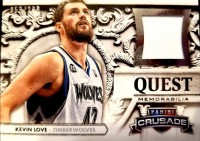 2013-14 Crusade Quest Memorabilia #40 Kevin Love