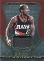 2013-14 Select Swatches #24 Clyde Drexler