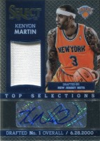 2013-14 Select Top Selections Jerseys Autographs #24 Kenyon Martin