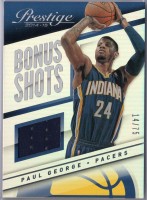 2014-15 Prestige Premium Bonus Shots Materials #19 Paul George