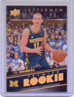 2014-15 Upper Deck Lettermen Gold #72 Nik Stauskas