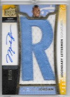 2014-15 Upper Deck Lettermen Legendary Lettermen Autographs #LLJO Michael Jordan