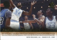 2014-15 SP Authentic #72 Michael Jordan/James Worthy AM