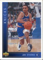1993-94 Upper Deck Golden Grahams French #36 John Starks