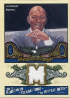 2011 Goodwin Champions Memorabilia #CD Clyde Drexler