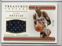 2015-16 National Treasures Treasured Threads #14 Clyde Drexler
